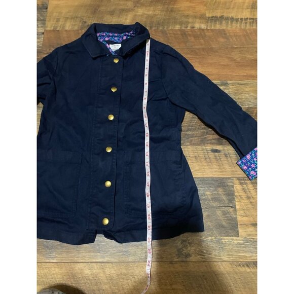 Crewcuts Girls Spring Jacket with Floral Cuffs - Picture 4 of 4